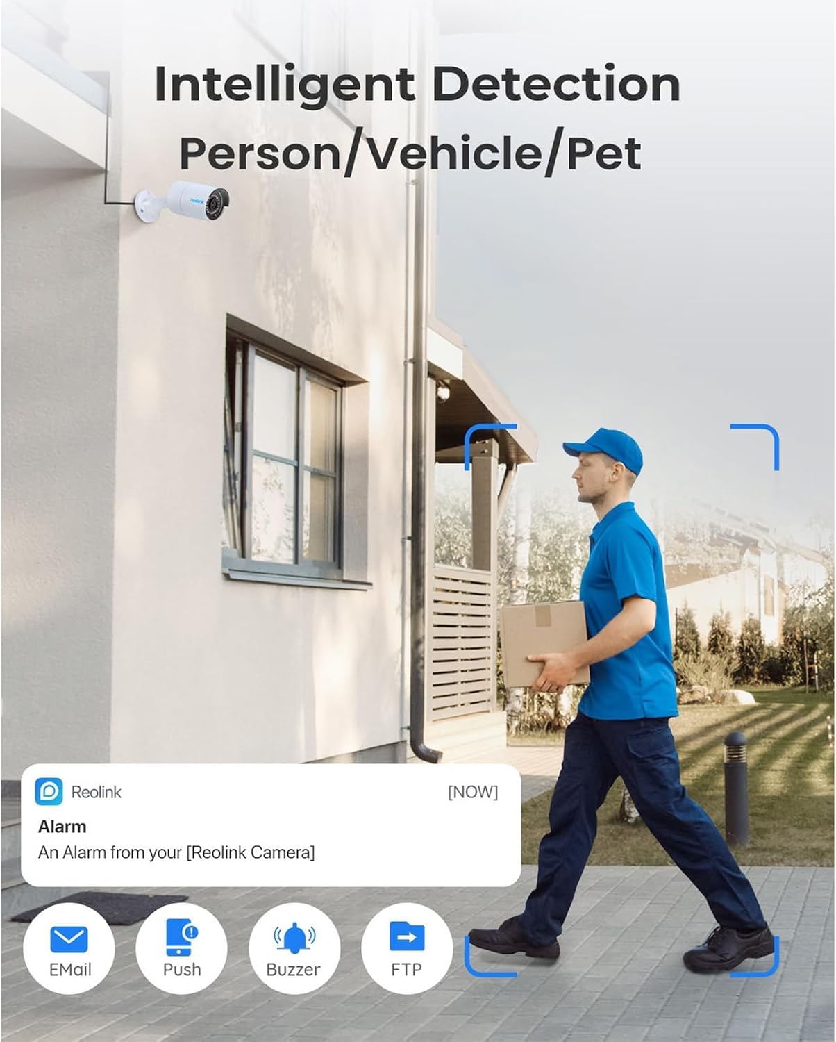 REOLINK 16CH Network Video Recorder for Home Security Camera System,Only Work with 16MP/12MP/4K/8MP/5MP/4MP The Same Brand PoE IP Cam,24/7 Recording to Pre-Installed 4TB Hard Drive,RLN16-410
