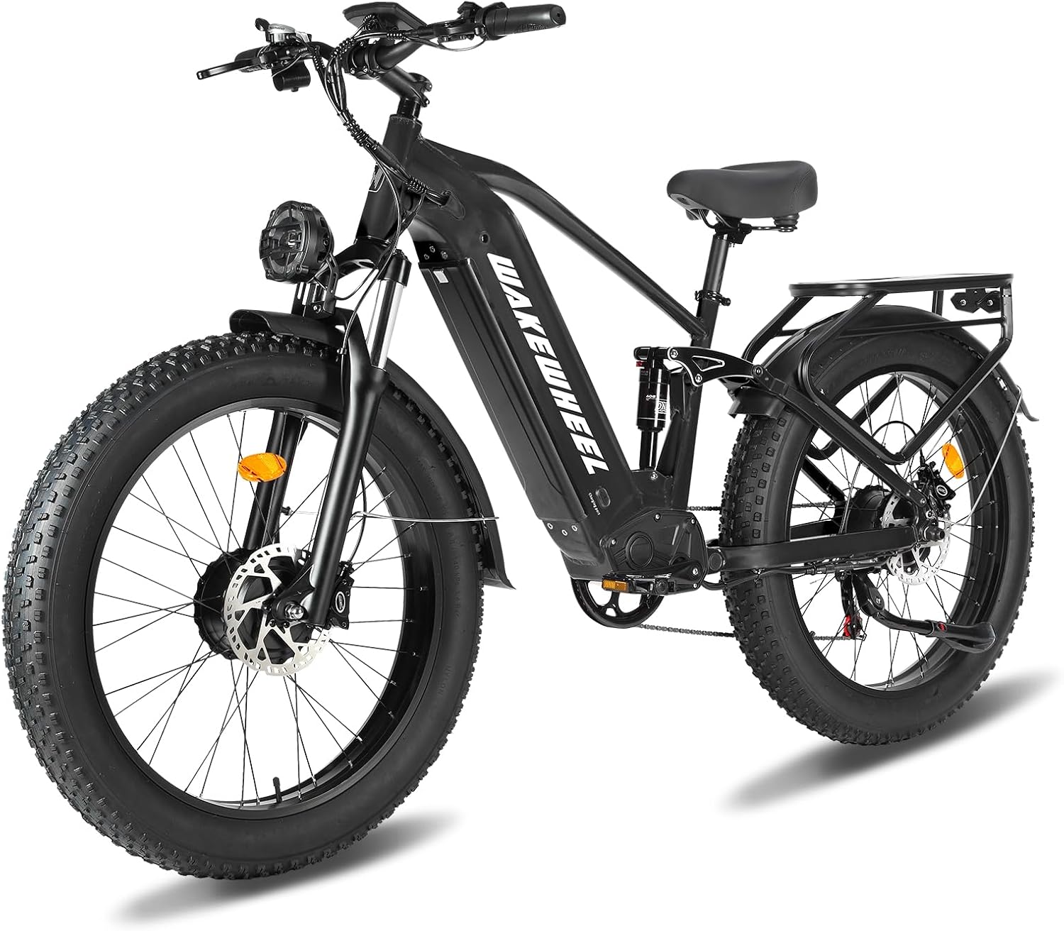 Peak 8000w Electric Bike for Adults, 60V Battery Ebike, Fat Tire & Long Range Electric Bicycles, 210Nm Mountain Bike Full Suspension, Hydraulic Brake Electric Bicycle
