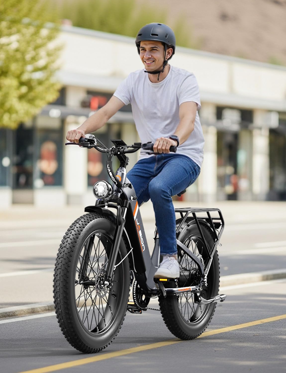Jasion Thunder/PRO/ST Electric Bike,2000W/1800W Peak Ebikes for Adults,26''Fat Tire Best Ebike for Men,90/80 Miles with 1040Wh/864Wh Battery,35/30+MPH Max Speed Bicycles,500/400LB Capacity