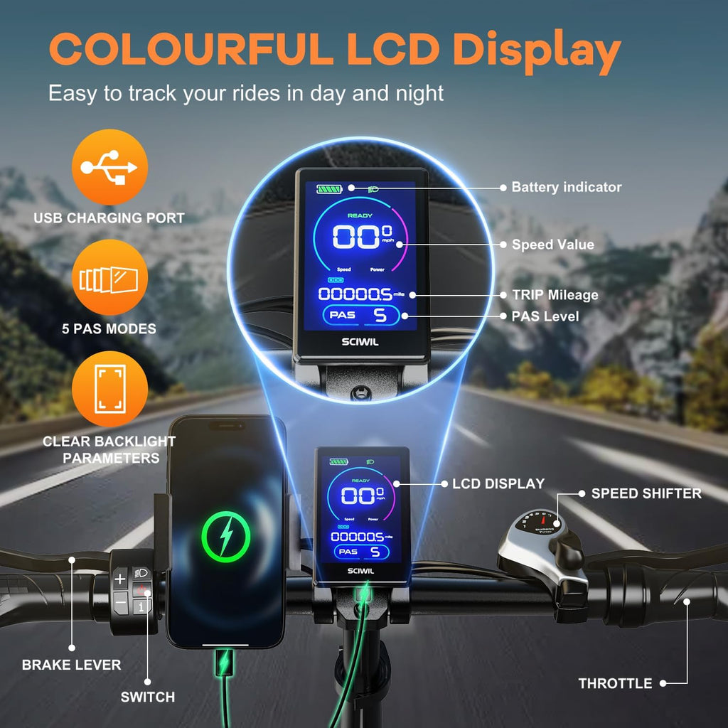Foldable Electric Bike for Adults, 30+MPH, 48V 20Ah Removable Battery up to 80Miles, 20' Fat Tire Peak 1000W Motor Dirt Ebike Adult Electric Bicycle for City Commute Beach Mountain Adventurous E Bike