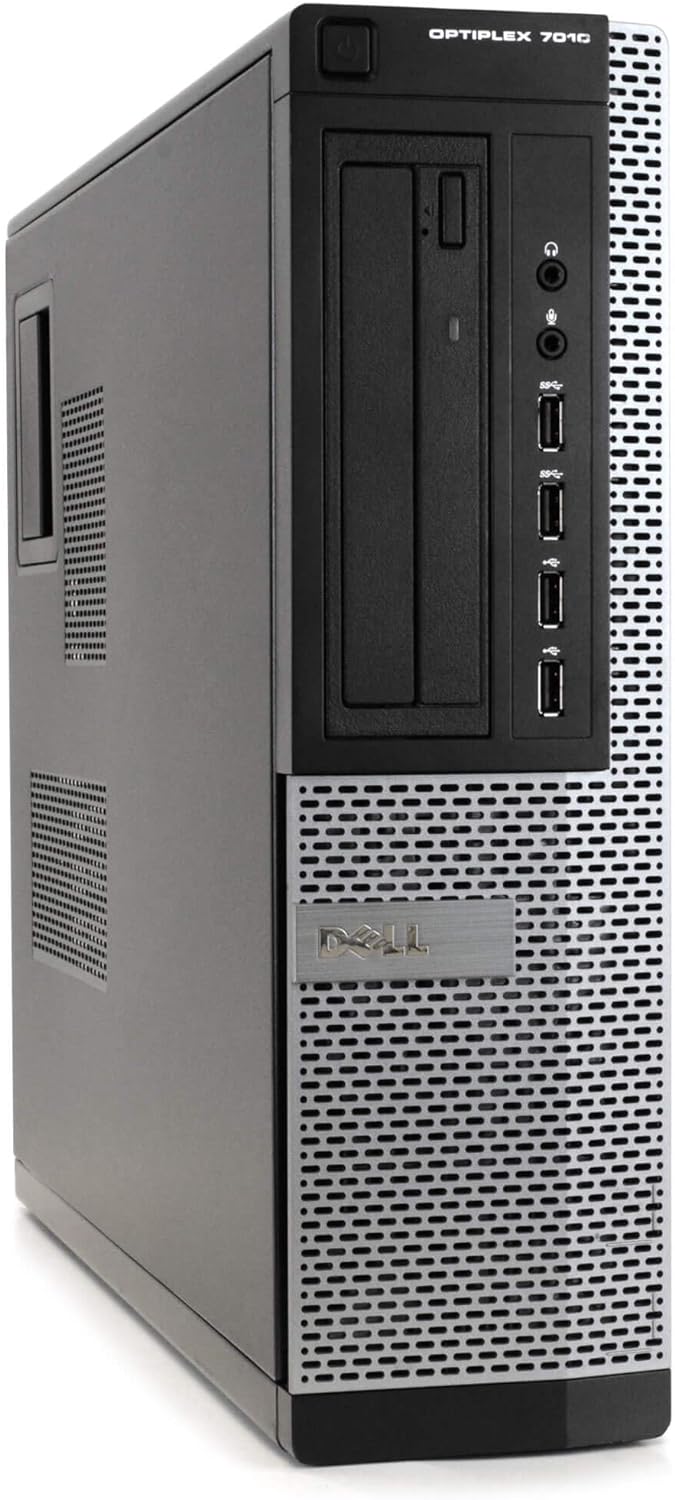 Dell Desktop Computer Package Compatible with Dell Optiplex 7010 Intel Quad Core i5 3.2GHz, 8GB Ram, 500GB HDD, 19-inch LCD, DVD, WiFi, Keyboard, Mouse, Windows 11 Pro (Renewed)