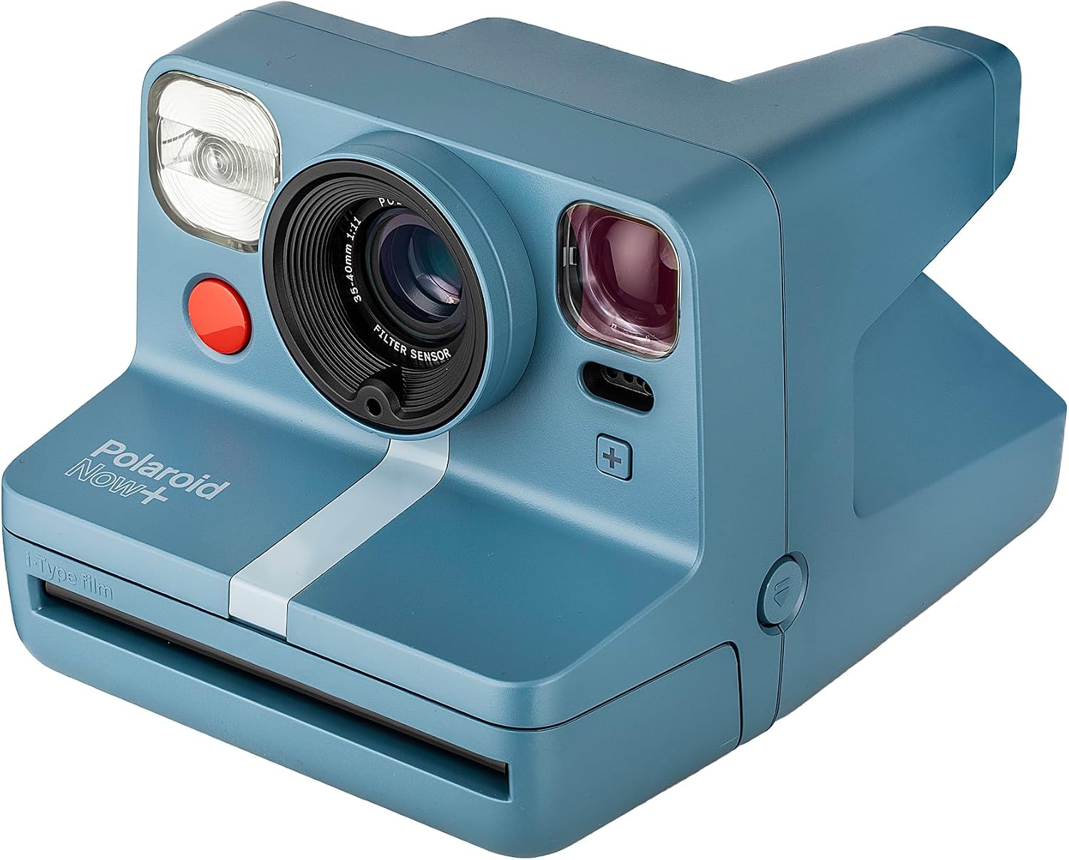 Polaroid Now+ i-Type Instant Camera in Calm Blue (9063) Bundle Including: Case, Multi Colored Filter Set, Neck Strap, Full Cleaning Kit