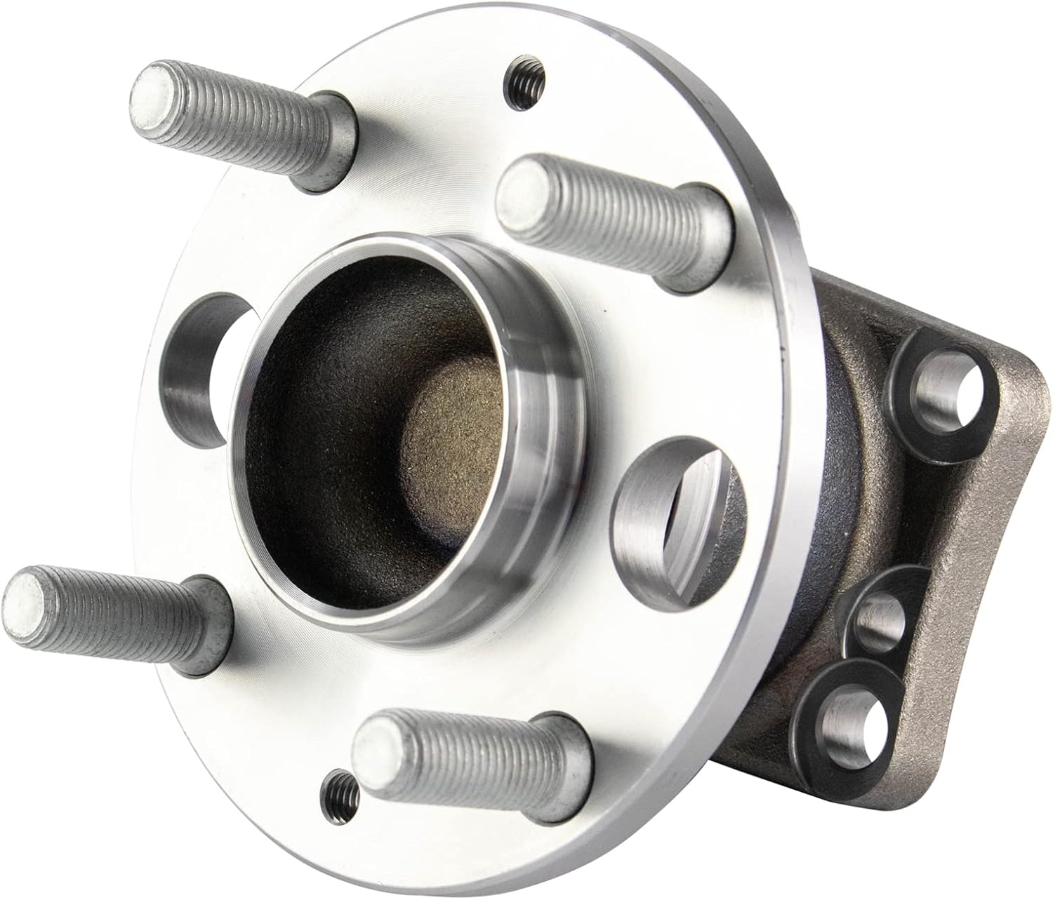 TRQ Rear Left and Right Wheel Bearing and Hub Assembly Set 2 Piece Compatible with 2011-2014 Mazda 2