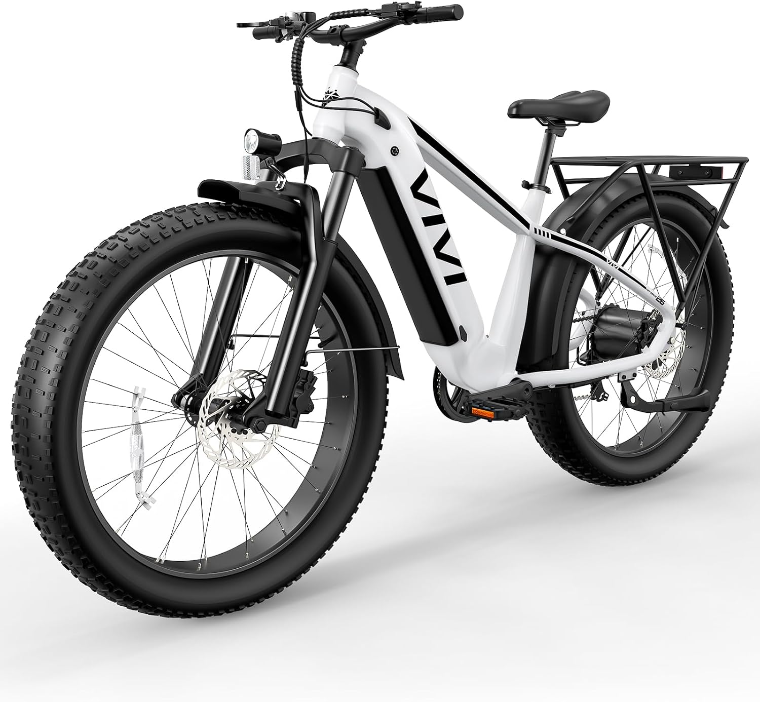 Vivi ACE01 Electric Bike for Adults,26' x 4.0 Fat Tire Ebike,750W Peak Motor Torque Sensor Electric Mountain Bike,20MPH Electric Bicycle with 48V 15AH Battery,Hydraulic Brake,SGS Certified to UL2849