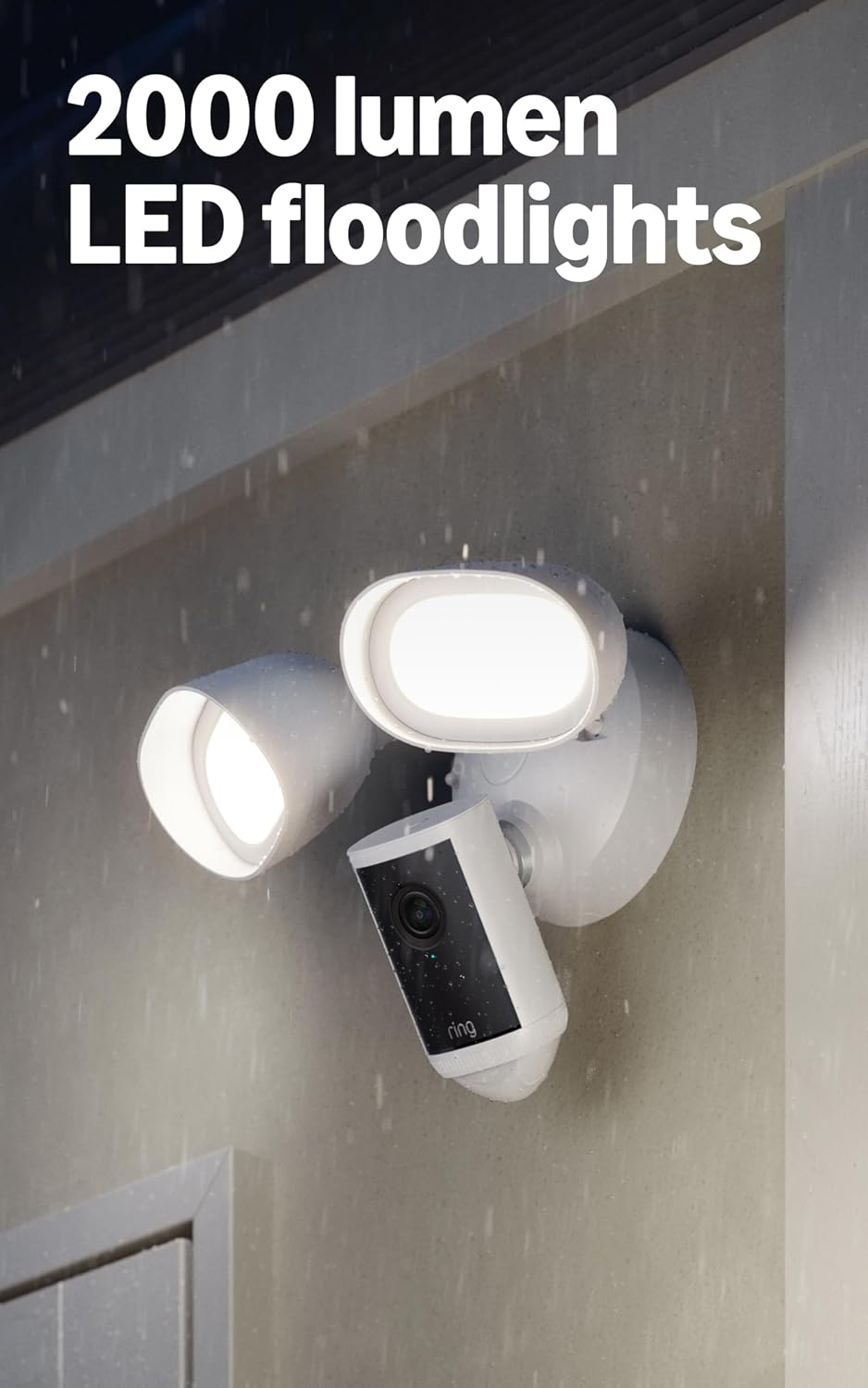 Ring Floodlight Cam Pro (Newest Model), Black with Indoor Cam Plus (Newest Model), Black