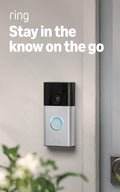 Ring Battery Doorbell, Home or business security with Head-to-Toe video, Live View with Two-Way Talk, and Motion Detection & Alerts, 2-pack, Satin Nickel