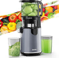 Aeitto Juicer Machines, 5.3' Extra Large Feed Chute Cold Press Juicer, Fit Whole Vegetables & Fruits, Easy to Clean, High Juice Yield,Slow Masticating Juice Extractor,Self Feeding