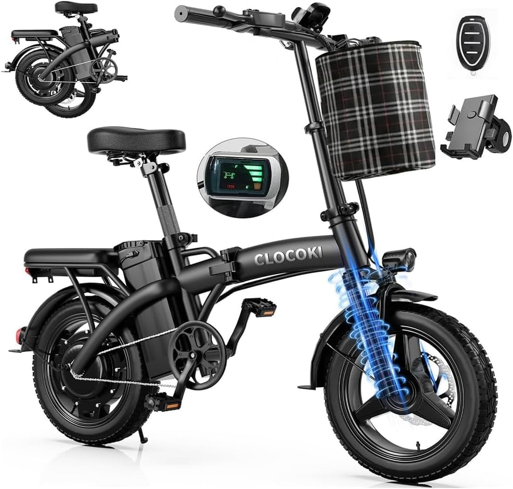 550W Electric Mountain Bike for Adults, 48V 12Ah EBike Climbs 25° Slopes, 23MPH Max Speed Fat Tire Electric Bicycle, 40 Miles Range, UL Certified Off-Road E-Bike