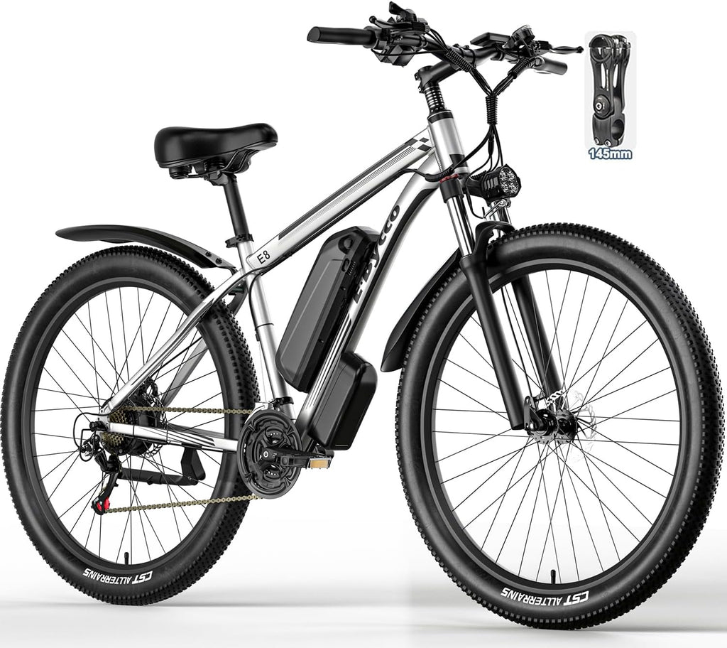 E·Bycco 29' Electric Bike for Adults, 48V 17.5AH, 1000W Peak Electric Mountain Bikes, 21-Speed Pedal Assist Ebikes, 34MPH 80 Miles Long Range Waterproof Commuter Electric Bicycle for Large Men