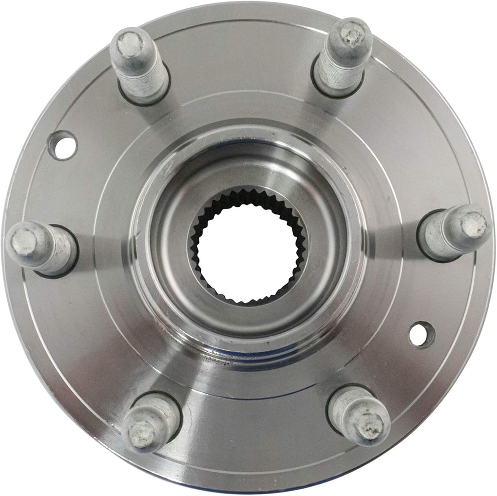 TRQ Front Driver and Passenger Side Wheel Bearing and Hub Assembly Set 2 Piece Compatible with 2015-2022 Chevrolet Colorado 4 Wheel Drive 2015-2022 GMC Canyon 4 Wheel Drive