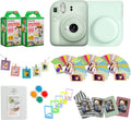 Fujifilm Instax Mini 12 Instant Camera + Pro Design Accessory Bundle with Protective Case, Magnetic Frames, Album, Frames Design Kit (40 Sheets) (Mint Green)