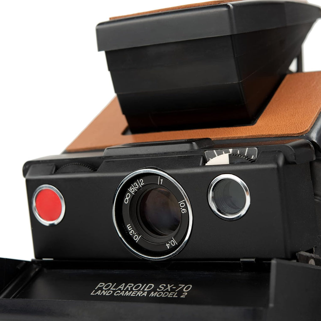 Polaroid SX-70 Land Camera Model 2 – Black Edition | Refurbished Folding SLR Instant Camera | Manual Focus | Uses SX-70 Film (Renewed)