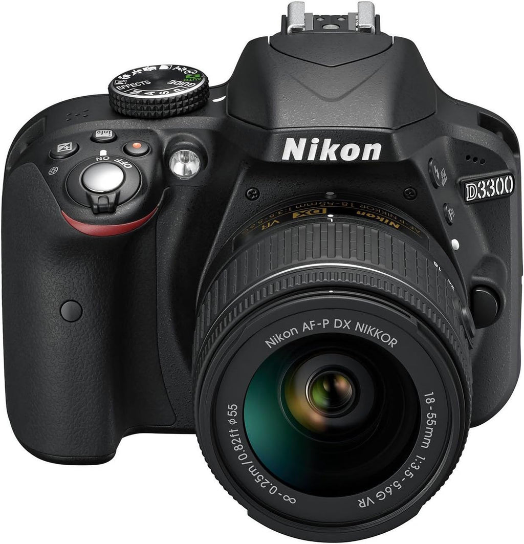 Nikon D3300 w/ AF-P DX 18-55mm VR Digital SLR – Black