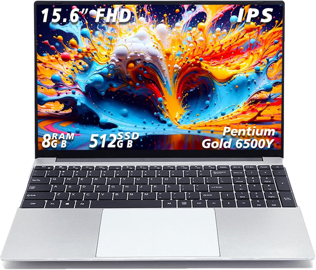 Laptop Computer, 15 Inch Laptop,Backlit Keyboard, Win 11, 8GB RAM 512GB SSD, Celeron Quad-Core Processor(Up to 3.4GHz), IPS Full HD Display with, Type-C, Wi-Fi, USB3.0