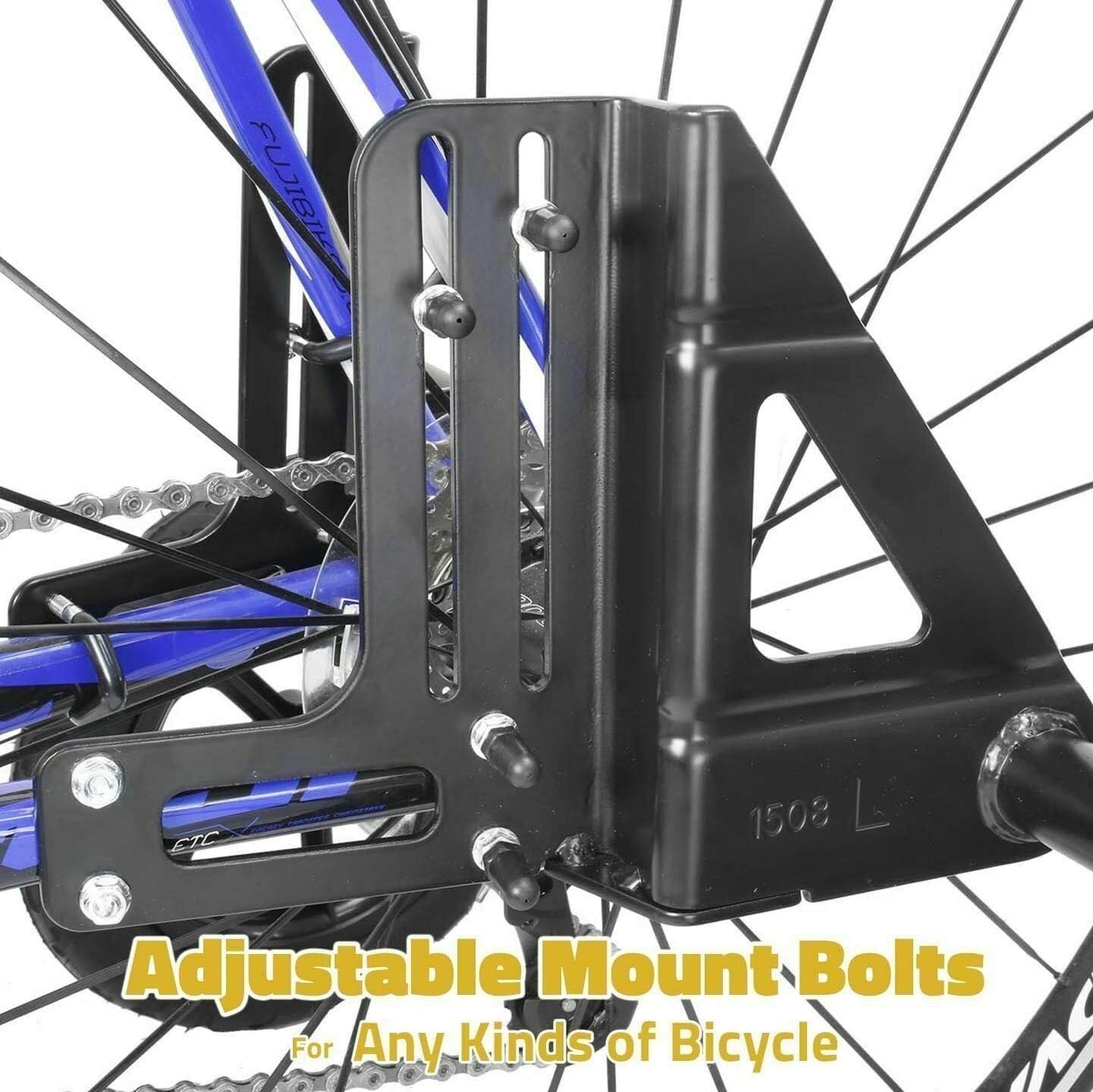 CyclingDeal Adjustable Adult Bicycle Bike Stabilizers Training Wheels Fits 24' to 29' - Quality Heavy Duty-Max weight up to 120kg/265 lbs.