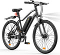 Electric Bike, 1000W Peak Powerful Motor, 65+ Miles Range & 20MPH Top Speed, 26'' Tires E-Bike, Adjustable Seat, Shock Absorber, Commuting Electric Bike for Adults