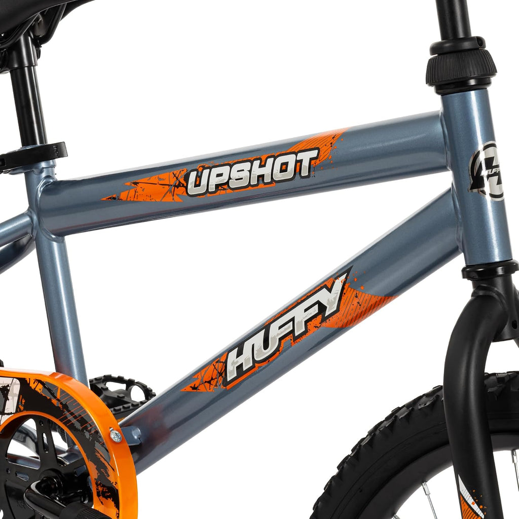 Huffy Upshot 12/16/20 Inch Boy's Bike for Kids, Multiple Color Options Available, Removable Training Wheels, BMX Design, Designed for Growth, Durable Construction, EZ Build Assembly