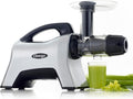Omega Juicer NC1000HDS Juice Extractor and Nutrition System Slow Masticating BPA-FREE with Quiet Motor and Reverse Easy to Clean, 200-Watt, Silver