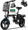 LELEKUAI Electric Bike for Adults, 1200W Peak Motor Commuter Ebike, 20-28MPH Speed, 32 Miles Range, Removable Waterproof Battery, Dual Disc Brakes Electric Bicycle, UL 2849 Certified