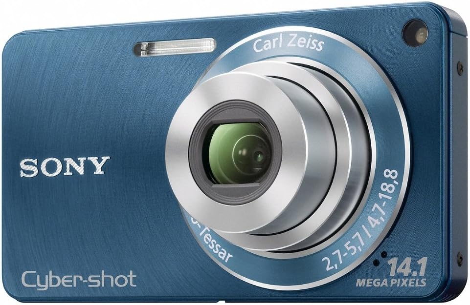 Sony DSC-W350 14.1MP Digital Camera with 4x Wide Angle Zoom with Optical Steady Shot Image Stabilization and 2.7 inch LCD (Blue)