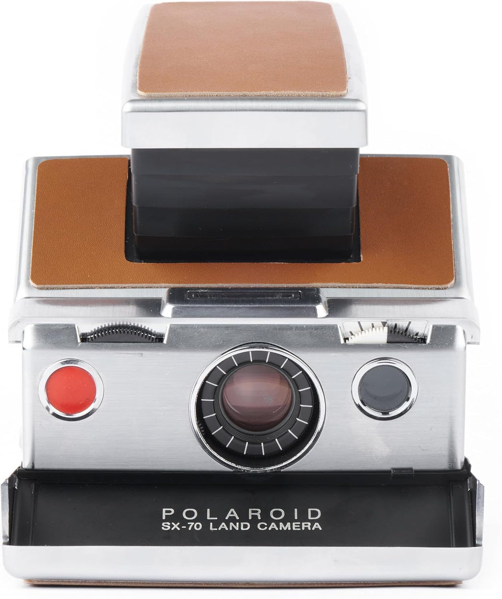 Polaroid SX-70 Land Camera Model 1 – Refurbished Silver & Black Folding SLR | Vintage Instant Camera for SX-70 Film (Renewed)