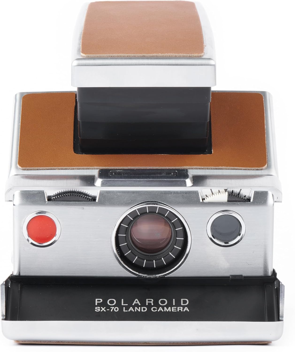 Polaroid SX-70 Land Camera Model 1 – Refurbished Silver & Black Folding SLR | Vintage Instant Camera for SX-70 Film (Renewed)