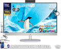 HP 27 All-in-One Desktop Computer, 27' FHD Touchscreen, Intel Ultra 7-155U(12-core), 64 GB DDR5, 4 TB SSD, Adjustable Angle, WiFi 6, Windows 11 Pro & Microsoft Office License, with Bonus Accessories