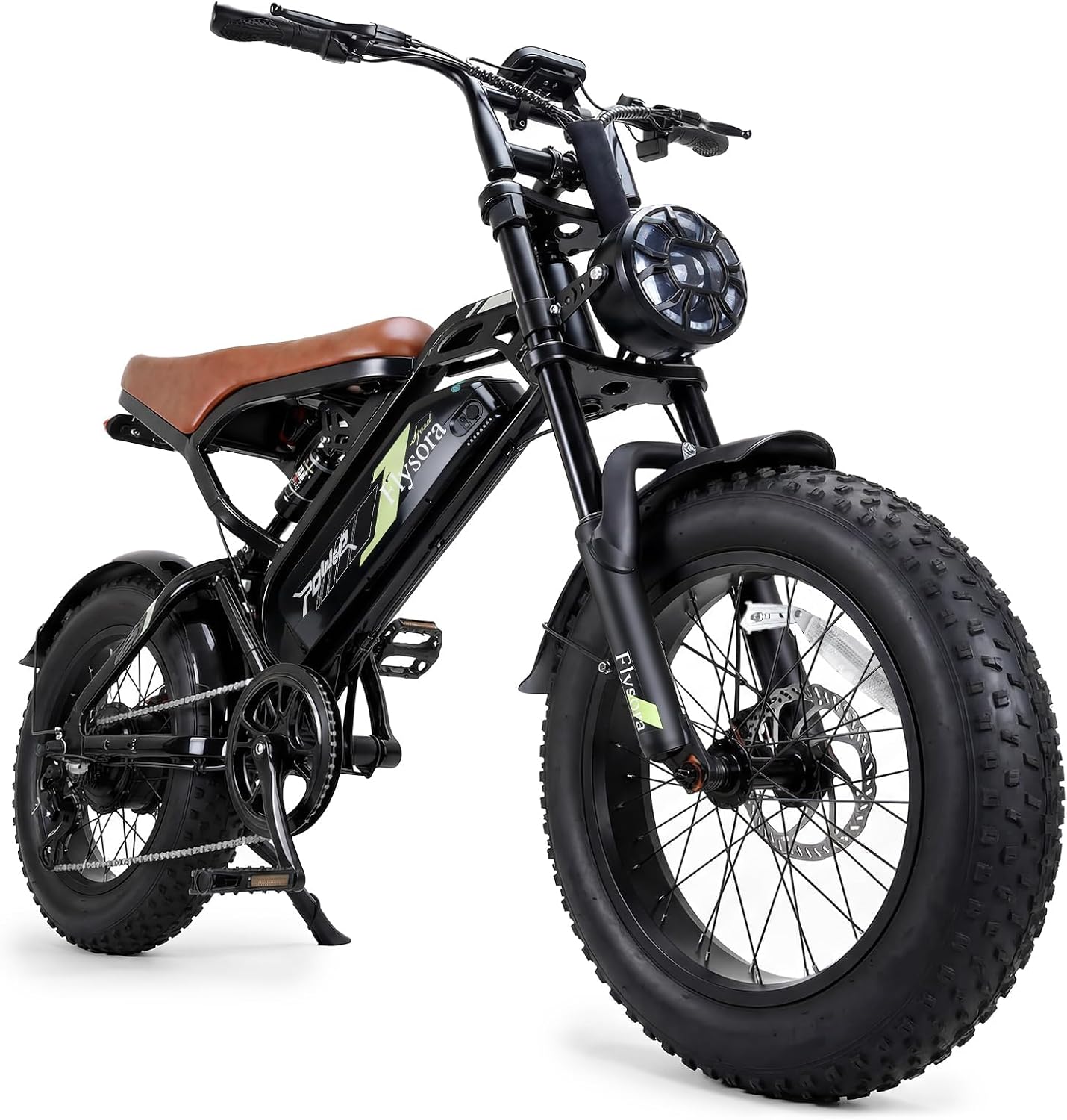 1000W Electric Bike for Adults,48V 15.6Ah Removable Battery,28MPH Top Speed,24-50 Mile Range,16'x4' Fat Tire,Double Shock Absorber,Dual Disc Brakes,High Carbon Steel Frame,UL Certified