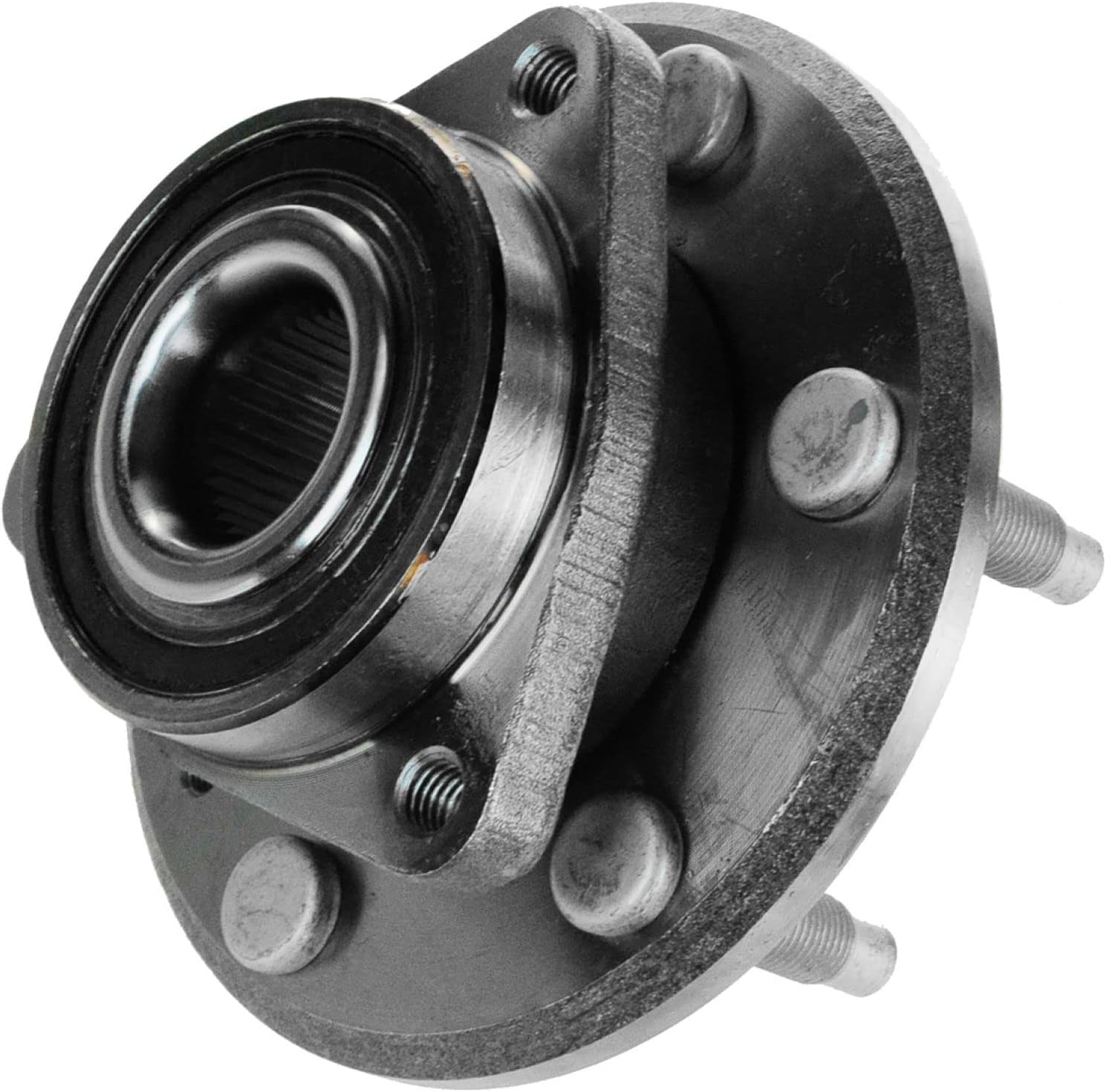TRQ Front and Rear Wheel Bearing and Hub Assembly Set 4 Piece Compatible with 2008-2017 Buick Enclave 2009-2017 Chevrolet Traverse 2007-2016 GMC Acadia 2017 Acadia Limited 2007-2010 Saturn Outlook