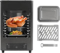 Infrared Grill Steakhouse Grill Electric Steak Broiler Indoor Countertop Oven Smokeless Steak Cooker with Rack Tray for BBQ Toast Beef Chicken Vegetables,212-1472°F Temperature,1700W