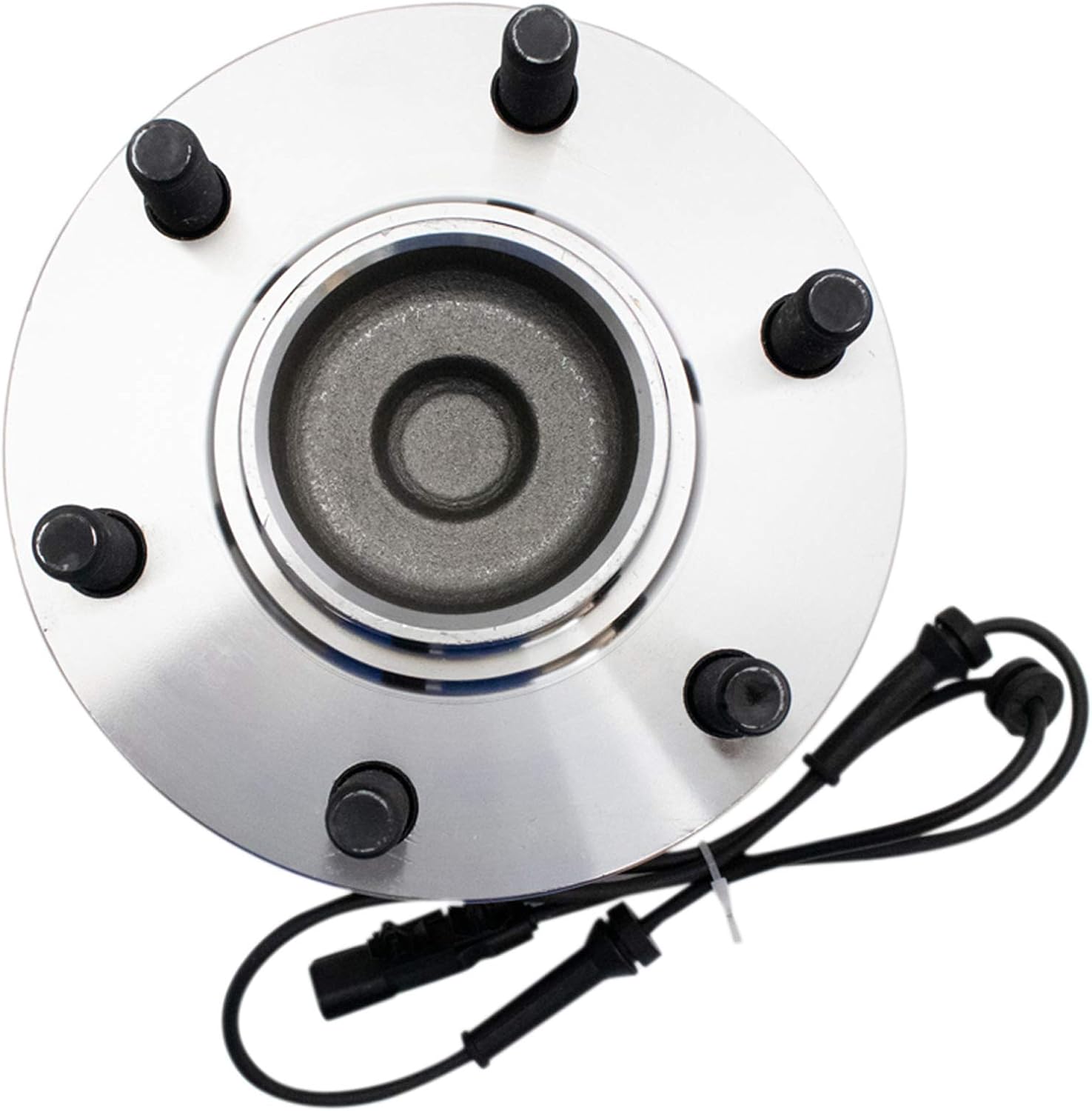 TRQ Front Driver and Passenger Side Wheel Bearing and Hub Assembly Set 2 Piece Compatible with 2016-2019 Nissan Titan XD Rear Wheel Drive