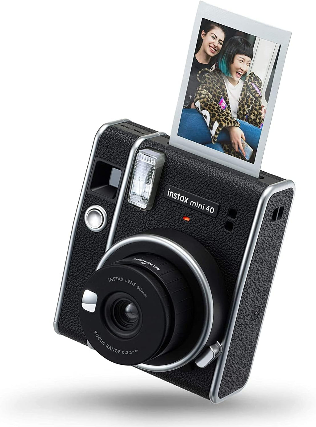 Fujifilm Instax Mini 40 Instant Film Camera with Built-in Selfie Lens, Auto Exposure, Auto Shutter Speed, Easy to Use, Stylish and Classic Design Polaroid Cameras for Pro or Beginners (Renewed)