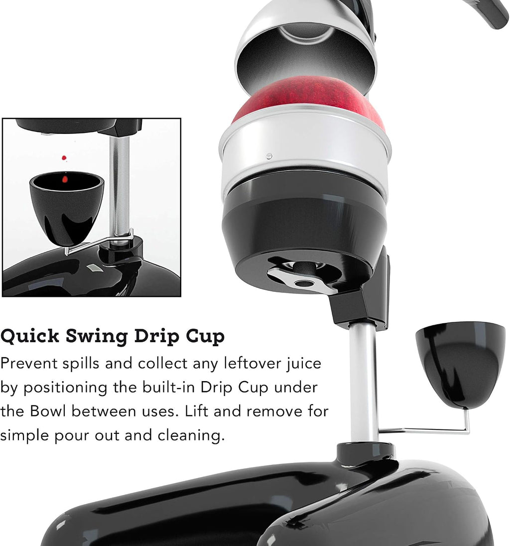 Tribest Pro MJP-105 XL Professional Manual Cold Press Juicer Machine for Pomegranates and Citrus, Black