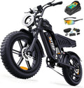 DTTZH F6/F6S/F6PRO Electric Bike for Adults with NFC & Password Unlock, 4000/2000/1500W, 50/40/33MPH, 60V 30Ah, 48V 15/25Ah E-Bike, 100-60 Miles Electric Motorcycle, 20' Fat Tire Electric Dirt Bike