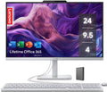 Lenovo IdeaCentre Everyday Tasks 24' Full HD All-in-One Desktop Computer • Office 365 for the Web • Intel 4-Cores • 256GB SSD • 8GB RAM • KB and Mouse • Windows 11