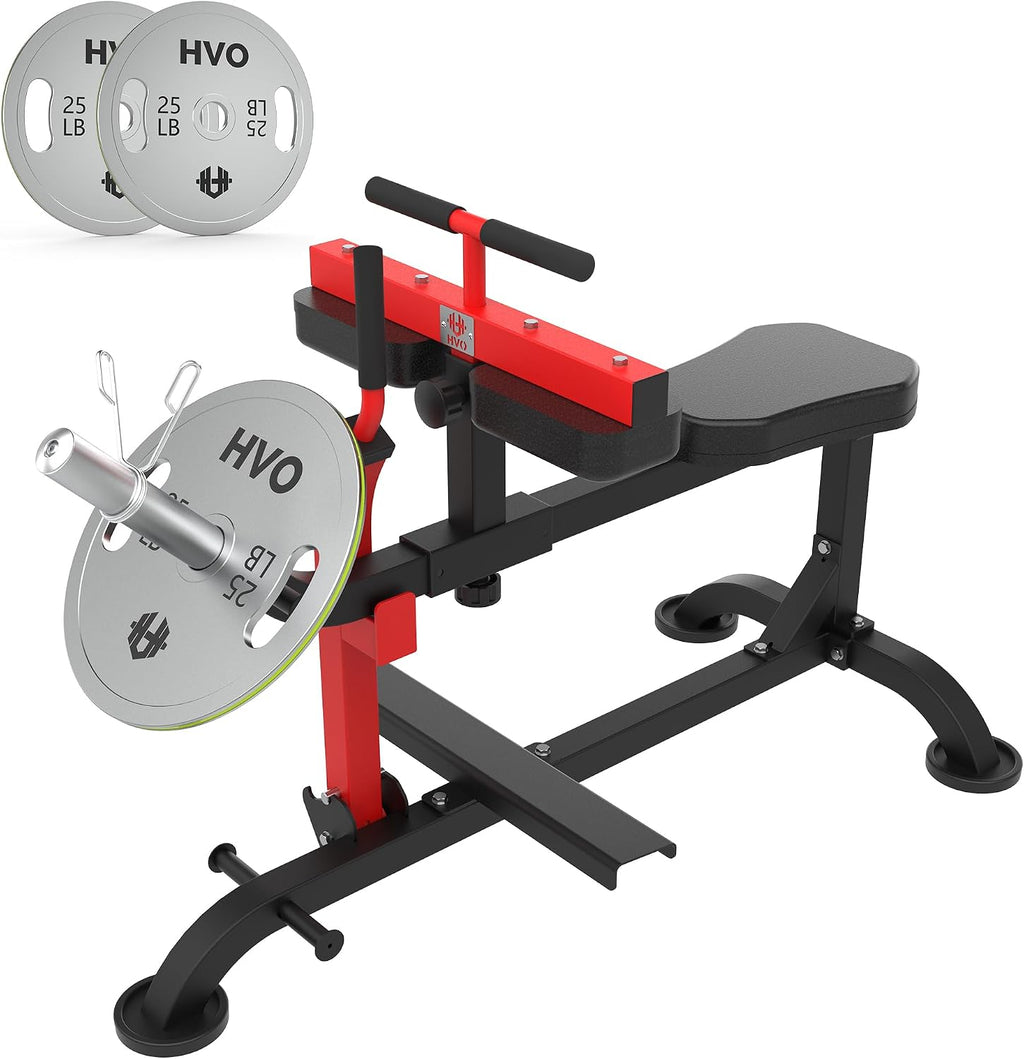 HVO Seated Calf Raise Machine: Calf Trainer for Home Gym Calf Workout Machine Exercise Equipment