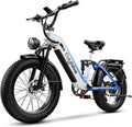 1500W Electric Bike for Adults,48V 20/25/60Ah Removable Battery Max Range 80Miles Electric Bicycle,20''×4' Fat Tire Ebike,Adult Electric Bicycles for Commute Beach Snow,E-Bike UL Certified