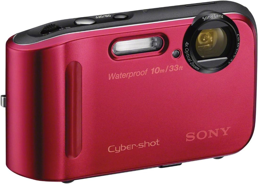 Sony DSC-TF1/R 16 MP Waterproof Digital Camera with 2.7-Inch LCD (Red)