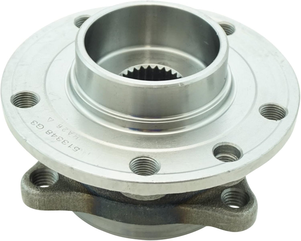 TRQ 2 Piece Front Rear Wheel Bearing & Hub Assembly Set Compatible with 2013-2016 Dodge Dart