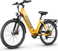 Wooken Electric Bike for Adults, 1000W Peak Ebike, 26' x 2.1' Tire Step Through Electric Bike, City Cruiser Ebike with 48V 10.4/15Ah Removable Battery, 7 Speed, SGS Certified to UL2849