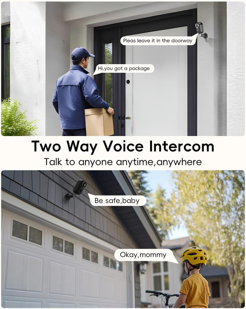 ZUMIMALL Security Cameras Wireless Outdoor, 4 Packs, 2K Cameras for Home Security, Outdoor/Indoor Camera Battery Powered, 2.4G WiFi, Magnetic Mount,3MP Color Night Vision/Siren/PIR/AI/Cloud/Alexa