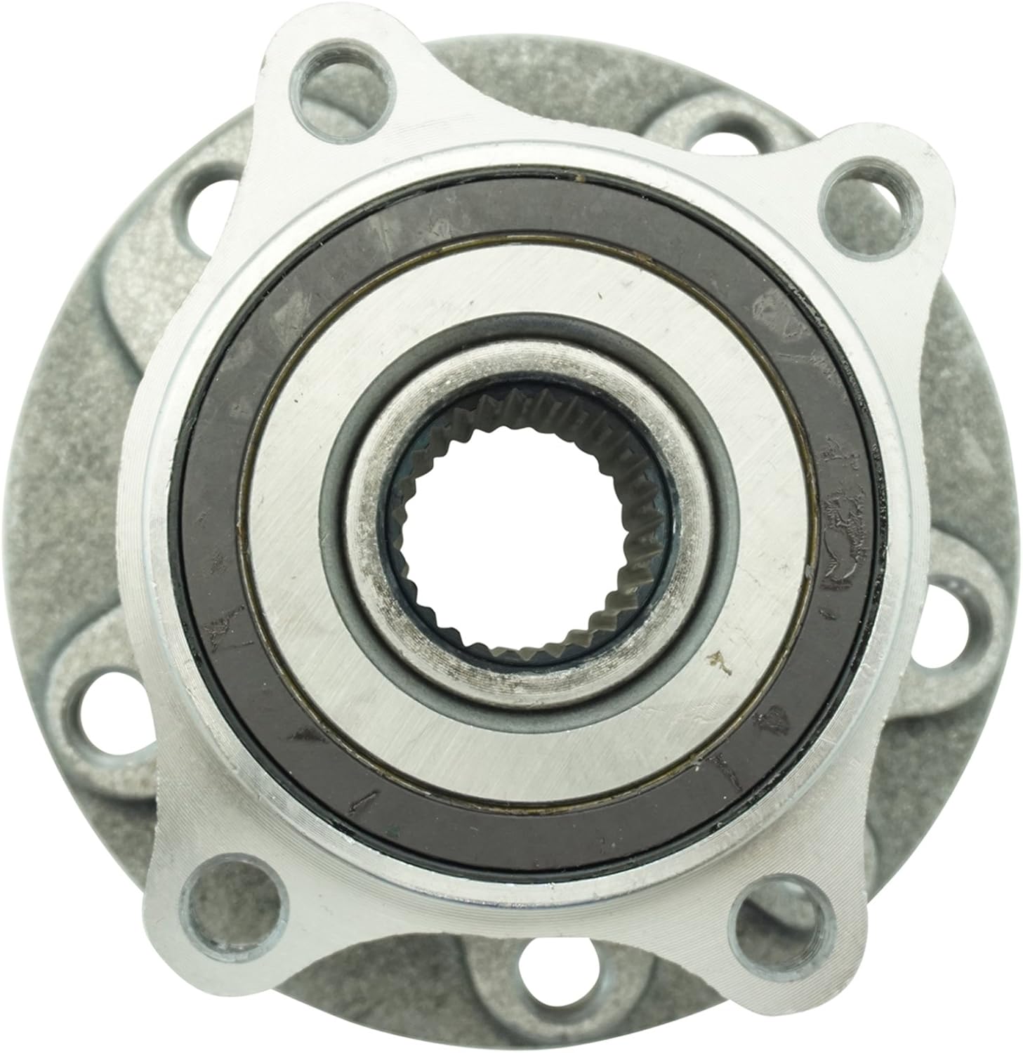 TRQ 2 Piece Front Rear Wheel Bearing & Hub Assembly Set Compatible with 2013-2016 Dodge Dart