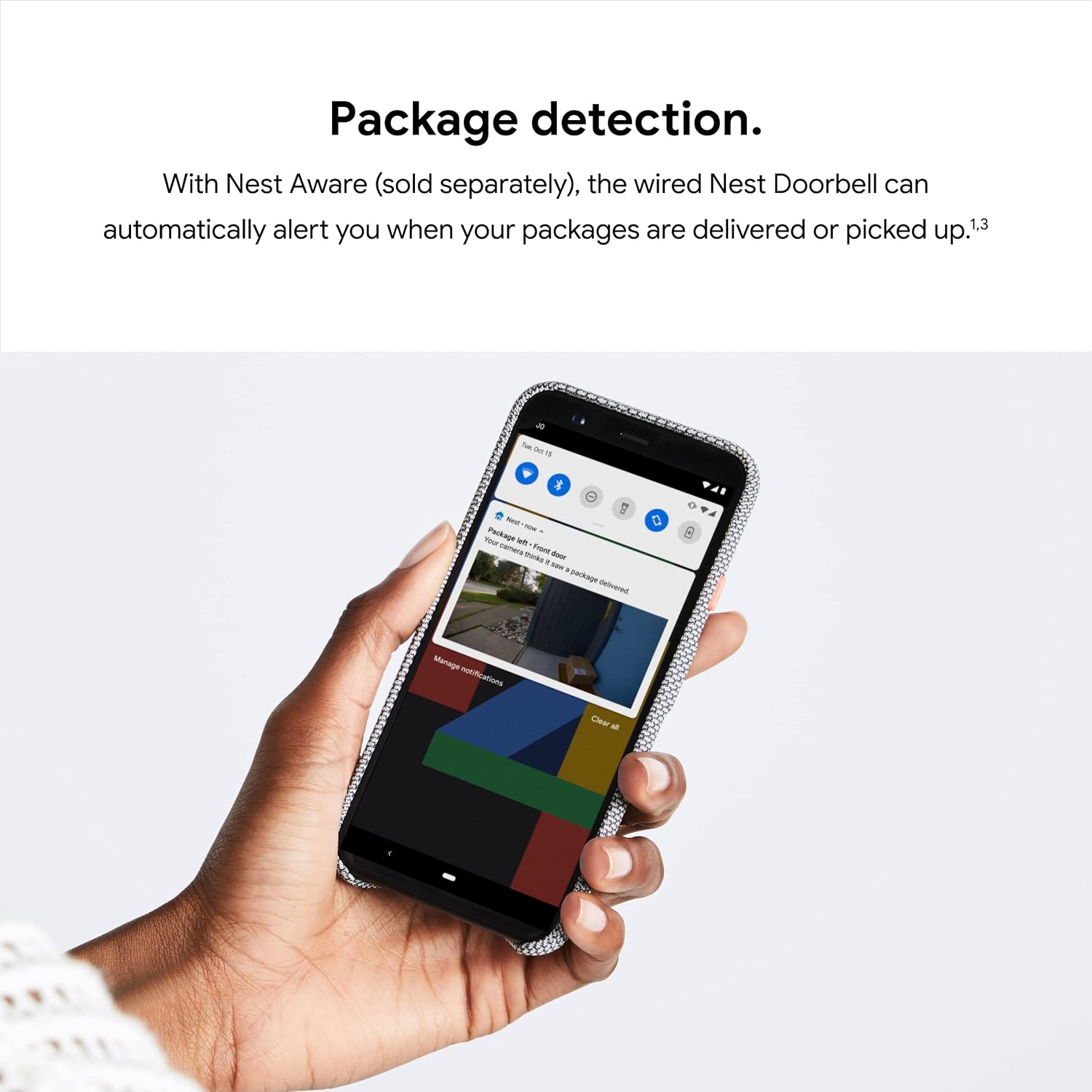 Google Nest Doorbell (Wired) - Formerly Nest Hello - Video Doorbell with 24/7 Streaming - Smart Doorbell Camera for Home with HDR Video, HD Talk and Listen, Night Vision, and Person Alerts
