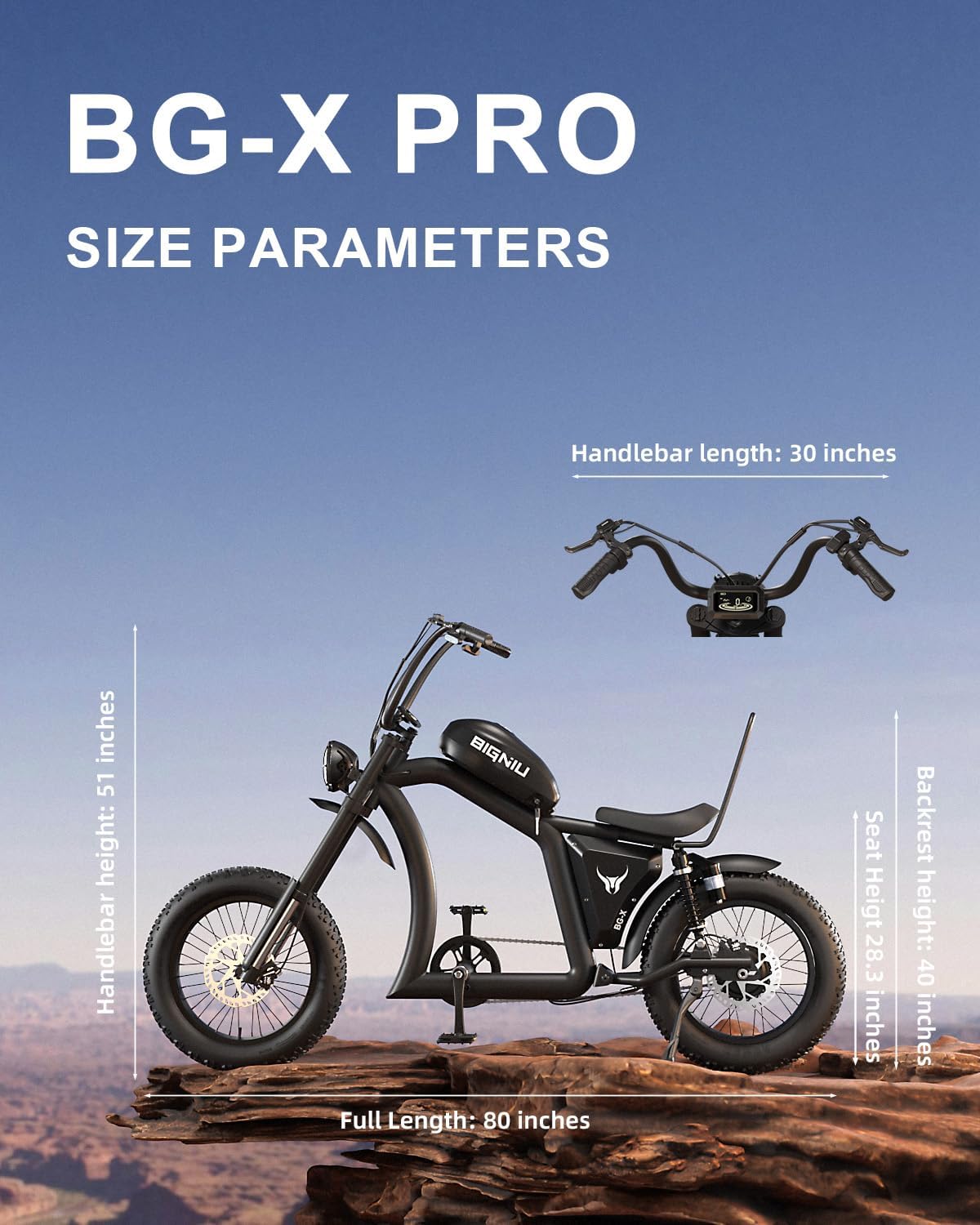BIGNIU Adult Electric Bike, E Bike with 1500W Brushless Motor 52V/29.4Ah Range Up to 38 Miles Electric Bikes Front/Rear Turn Signals Dual Suspension Electric Bike Ebike BG-X PRO