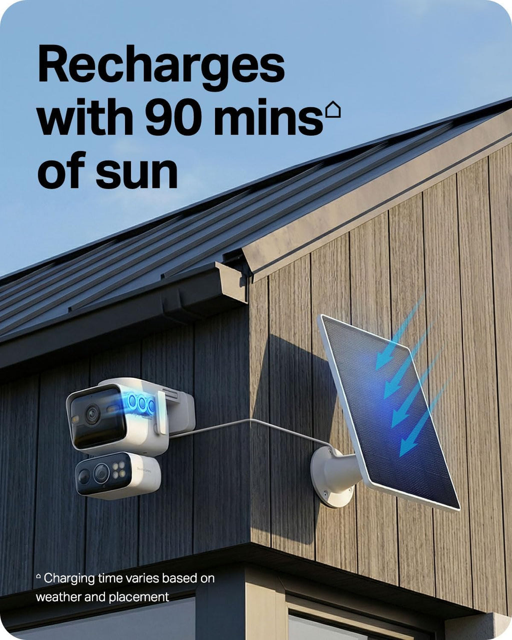 Tapo 4K Security Camera Wireless Outdoor, Dual Lens Pan/Tilt, Battery Powered with Solar, 169° Wide-Angle Lens + 6mm Zoom Lens, Motion Track, Subscription-Free SD Storage or Optional Cloud - C675D KIT