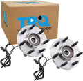TRQ Front Left and Right Wheel Bearing and Hub Assembly Set 2 Piece Compatible with 2010-2012 Ford F-150 AWD with 7 Lug Wheels 2011-2014 F-150 4WD with 7 Lug Wheels