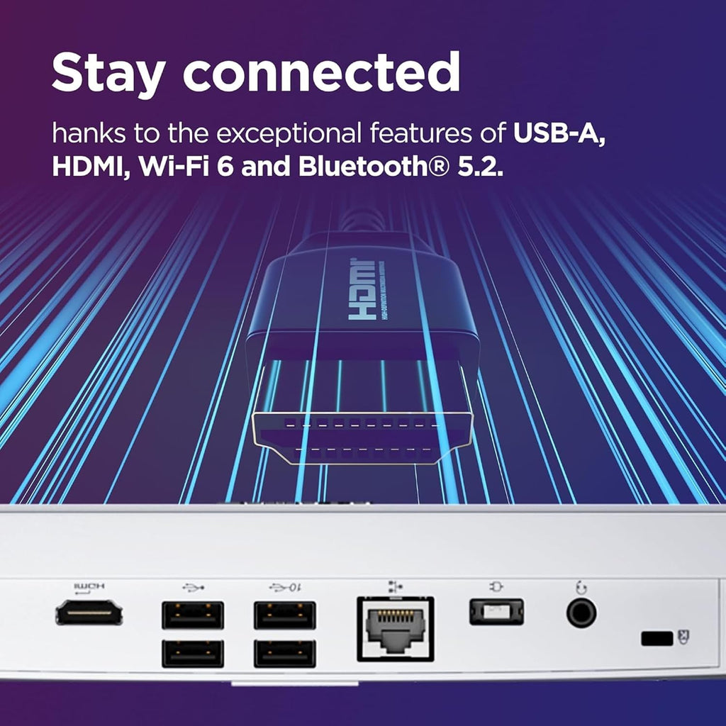 Lenovo 24' FHD All-in-One Desktop Computer - 16GB RAM - 512GB SSD - Intel 13th 8 Cores i3 CPU (Beat 11th i5) - Keyboard and Mouse - Windows 11 - Office 365 for The Web