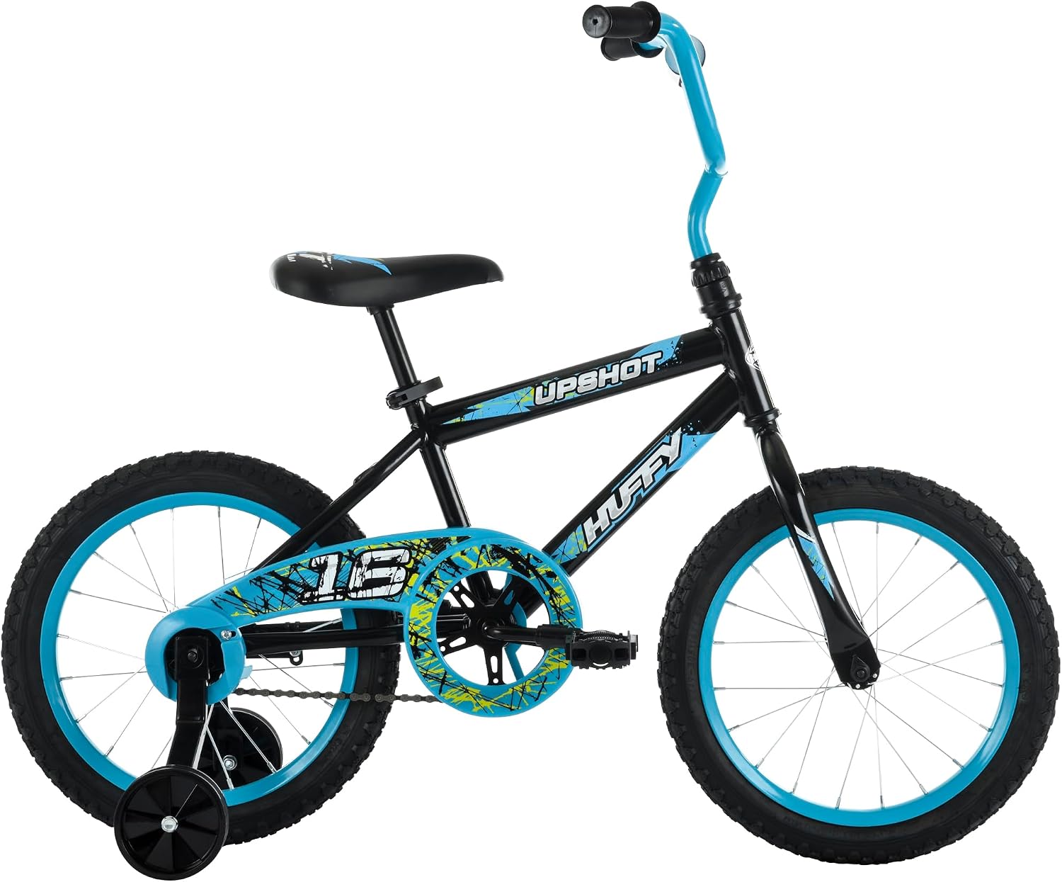 Huffy Upshot 12/16/20 Inch Boy's Bike for Kids, Multiple Color Options Available, Removable Training Wheels, BMX Design, Designed for Growth, Durable Construction, EZ Build Assembly