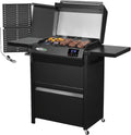 Turbo E Sport Compact Electric Grill, 1700W Infrared, Digital Display with Probe, Apartment Friendly