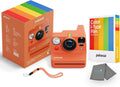 Polaroid Now+ 3rd Generation i-Type Instant Camera + 8 i-Type Color Film Bundle, Bluetooth Connected App Controlled, Coral, Polaroid Camera Bundle with a Lumintrail Lens Cleaning Cloth